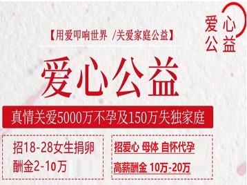 港口捐卵助孕生子 爱心志愿者招募